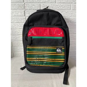 Quicksilver Backpack Jamaican Red Green Yellow 18"
